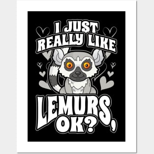 I just really like lemurs ok Posters and Art